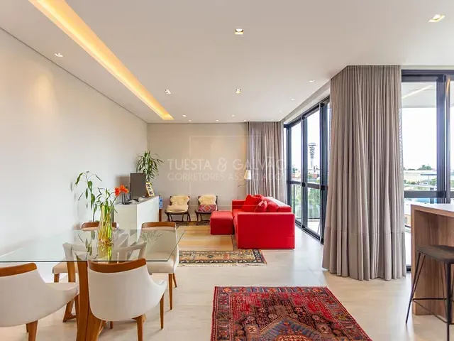 Apartamento com 142m² 2 quartos e 4 banheiros, à venda, no bairro Mercês em Curitiba