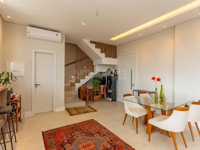 Apartamento com 142m² 2 quartos e 4 banheiros, à venda, no bairro Mercês em Curitiba