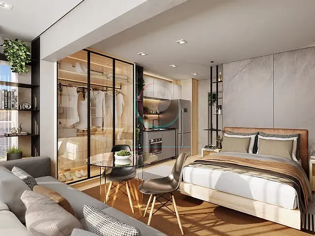 Apartamento 1 quarto e 1 banheiro, à venda, no bairro República em São Paulo
