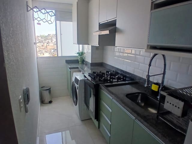 Apartamento 2 quartos e 1 banheiro, para alugar, no bairro Jardim Remo em São Paulo
