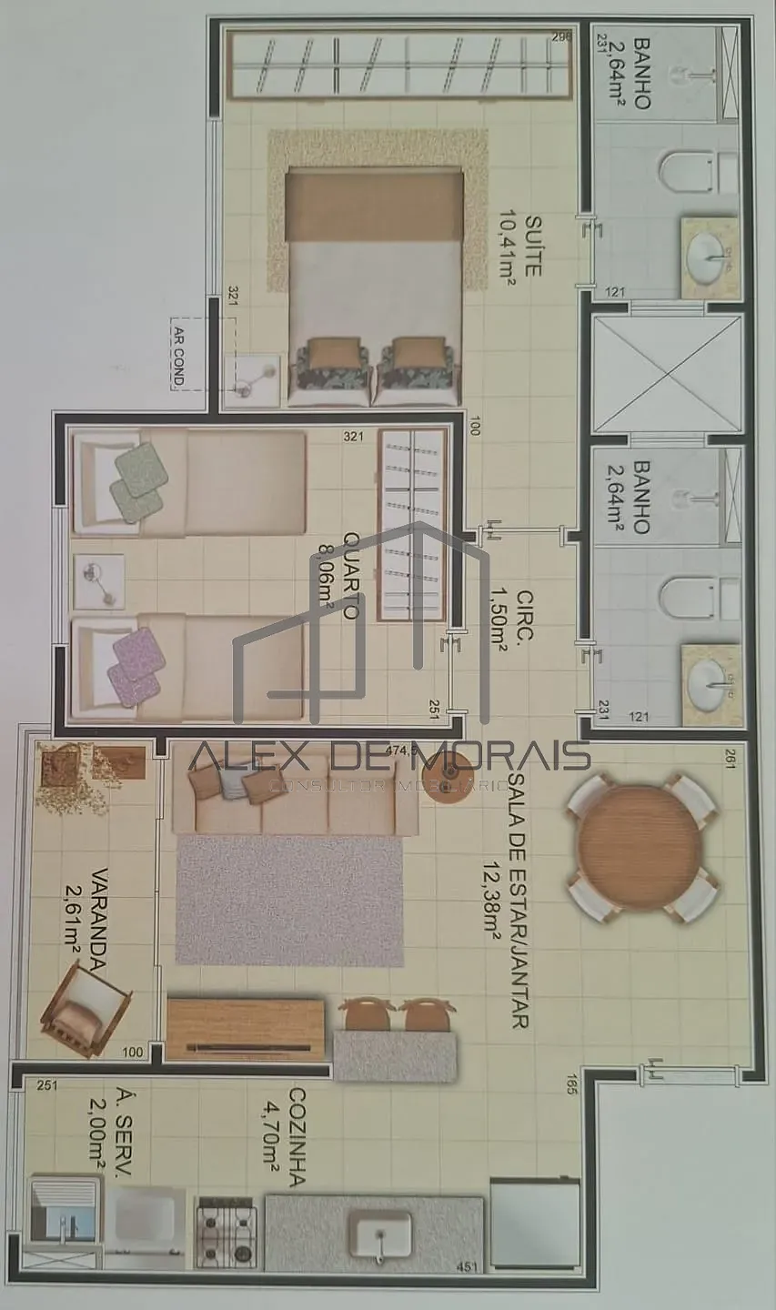 Apartamento, 2 quartos, 54 m² - Foto 12