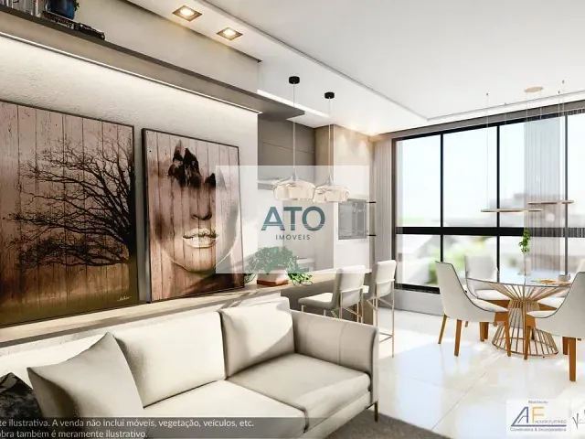 Apartamento com 106m² 2 quartos e 1 banheiro, à venda, no bairro Areias em Tijucas