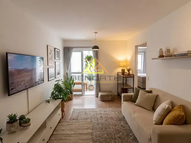 Apartamento com 60m² 2 quartos e 1 banheiro, para alugar, no bairro Itaim Bibi em São Paulo