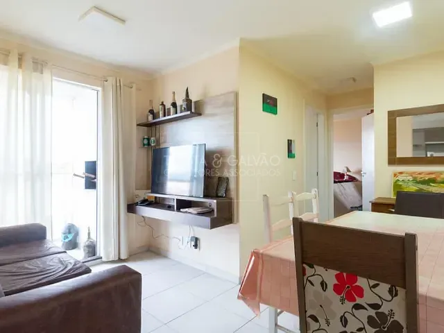 Apartamento com 46m² 2 quartos e 1 banheiro, à venda, no bairro Atuba em Pinhais