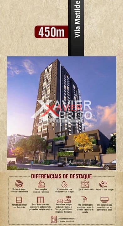 Apartamento à venda com 3 quartos, 59m² - Foto 2