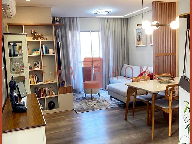 Foto do Apartamento - Apartamento 100% reformado, na melhor rua do Campo Belo, para venda com 85 m², 1 vaga e lazer. | Cifra Homes