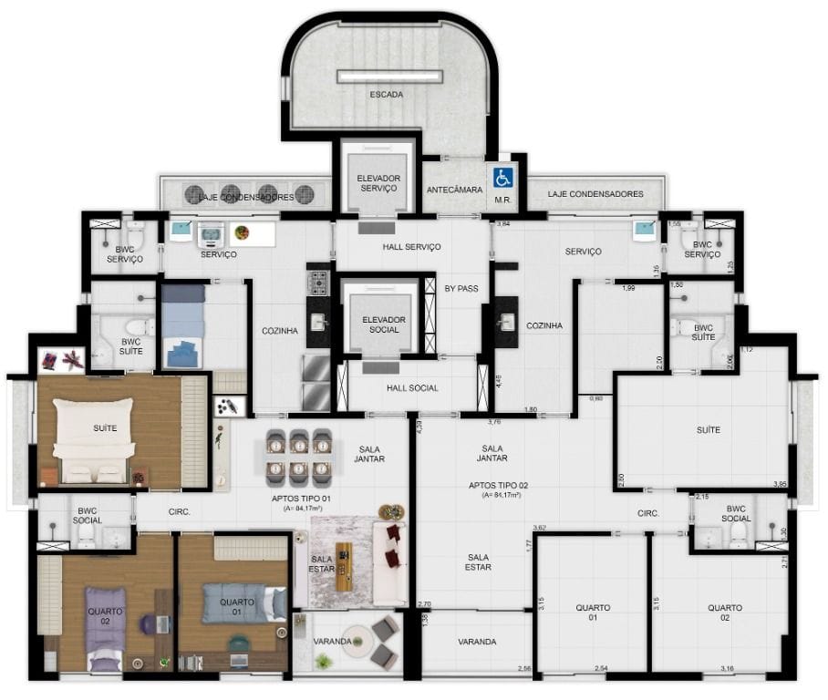 Apartamento, 3 quartos, 84 m² - Foto 5