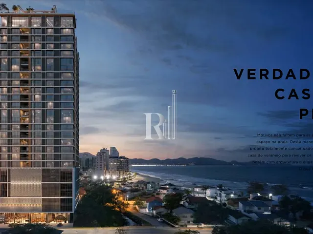 Apartamento com 84m² 2 quartos e 3 banheiros, à venda, no bairro Perequê em Porto Belo