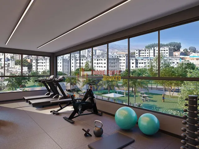 Apartamento com 50m² 2 quartos e 2 banheiros, à venda, no bairro Estoril em Belo Horizonte