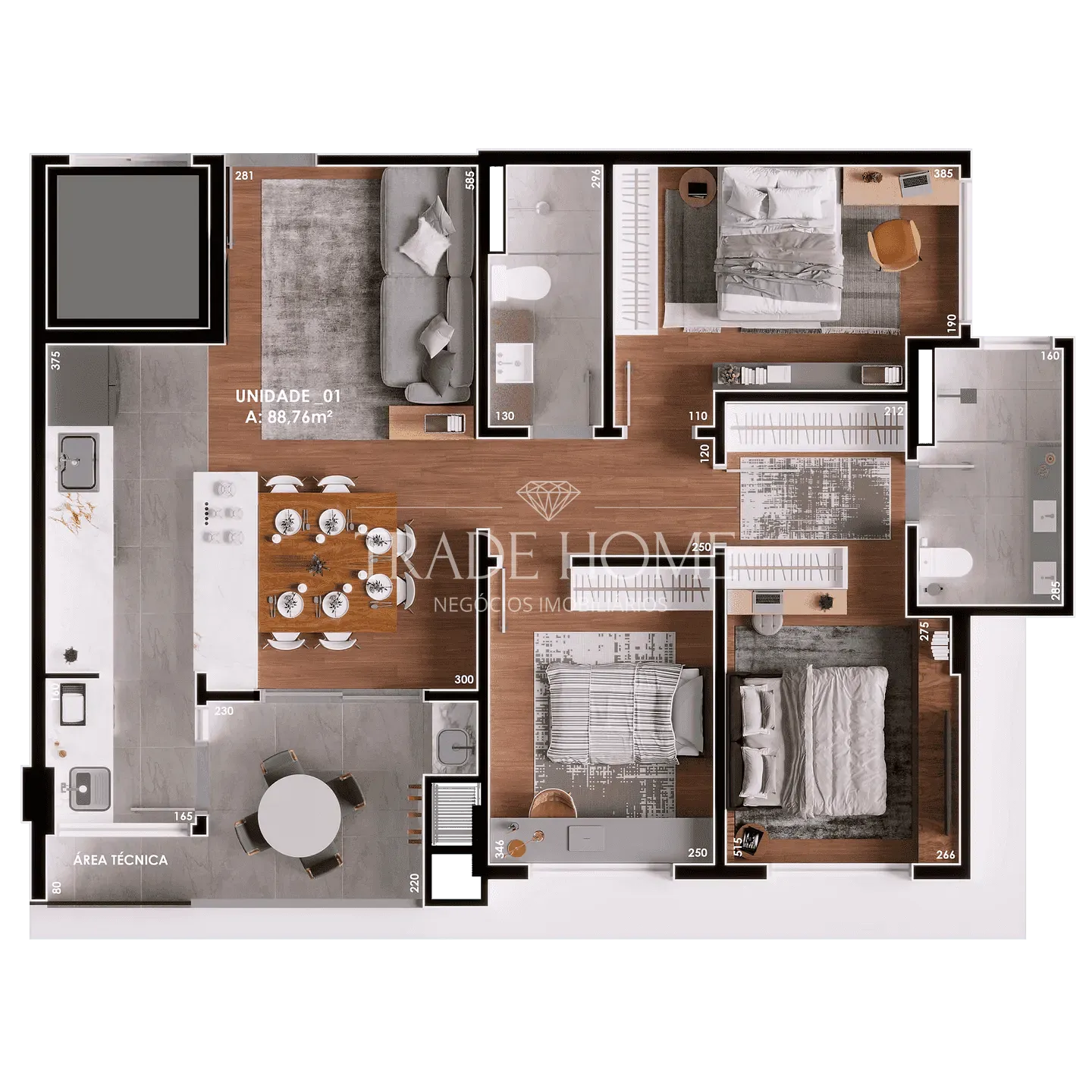 Apartamento, 3 quartos, 88 m² - Foto 16