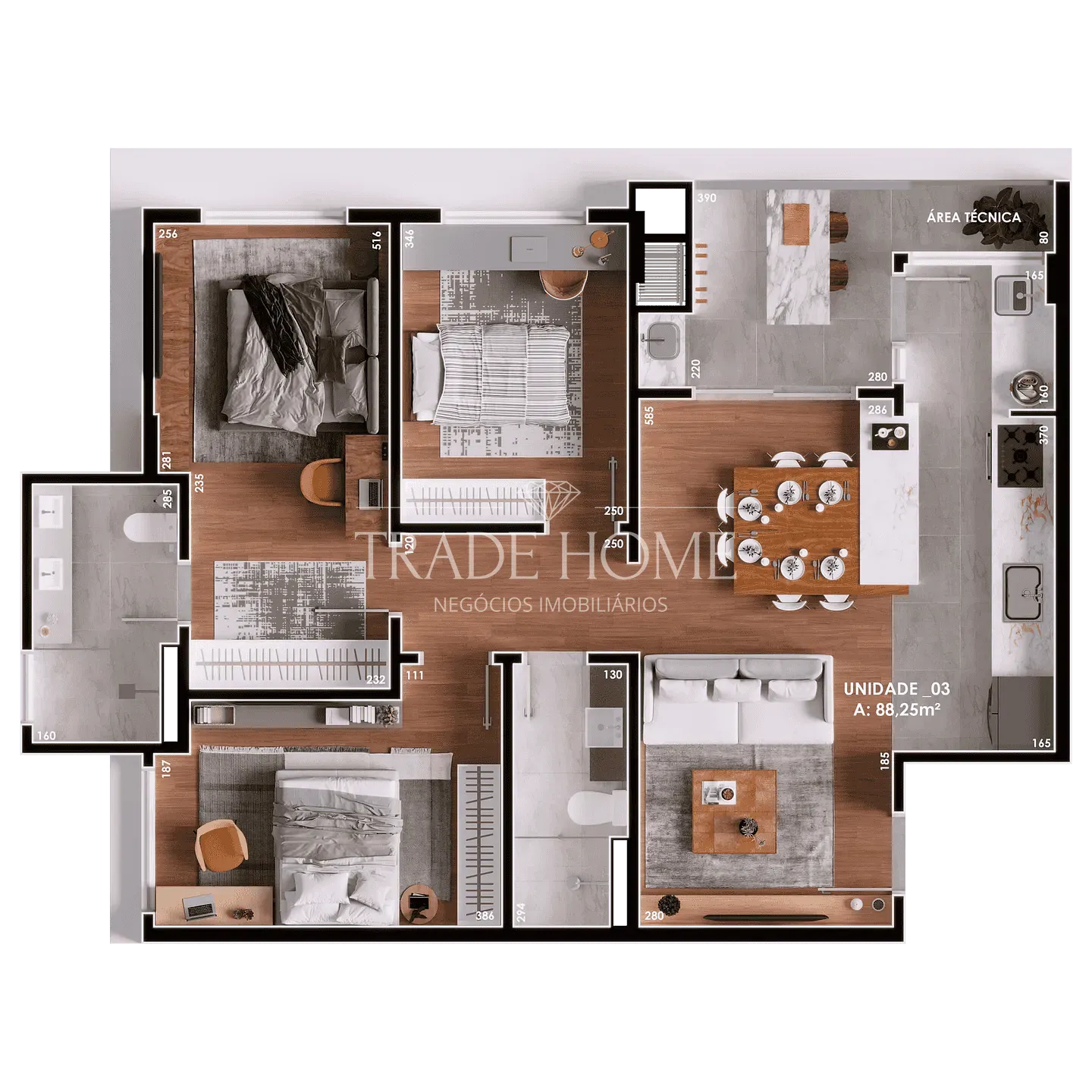 Apartamento, 3 quartos, 88 m² - Foto 17