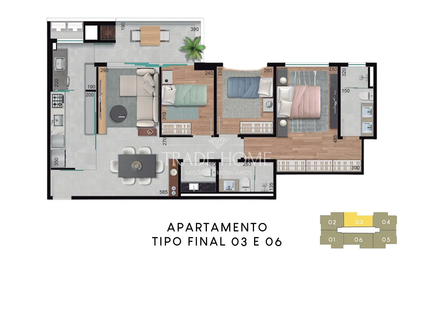 Apartamento, 3 quartos, 101 m² - Foto 11