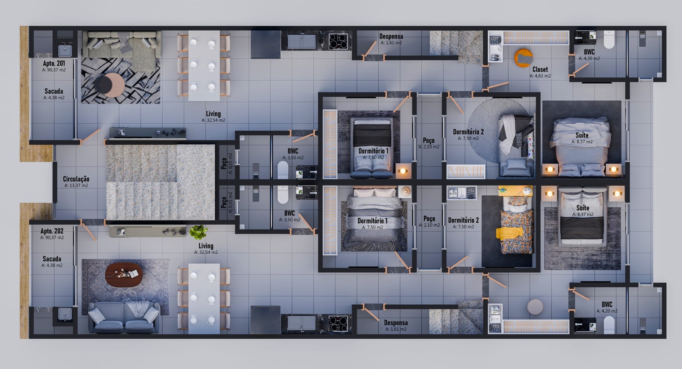 Apartamento, 3 quartos, 90 m² - Foto 11