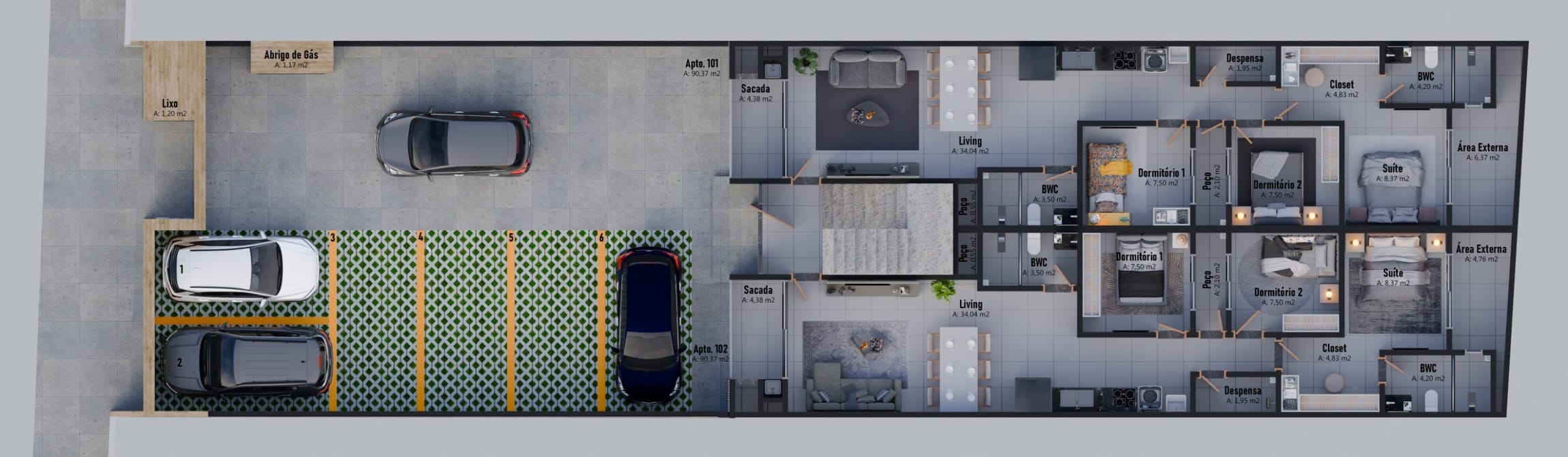 Apartamento, 3 quartos, 90 m² - Foto 12