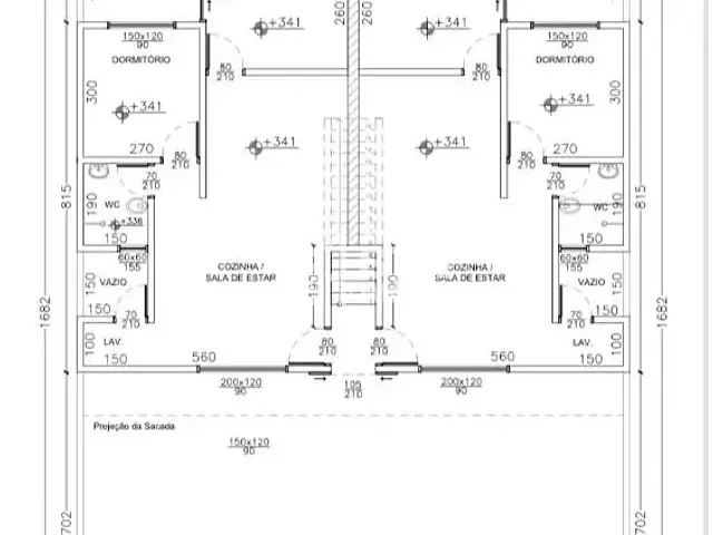Apartamento com 52m² 2 quartos e 1 banheiro, à venda, no bairro Jardim Europa em Andradas
