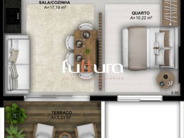 Foto do Apartamento - Apartamento à venda, Setor Bueno, Goiânia, GO | Futtura Soluções Imobiliarias