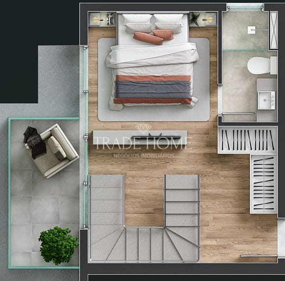 Apartamento, 1 quarto, 56 m² - Foto 32