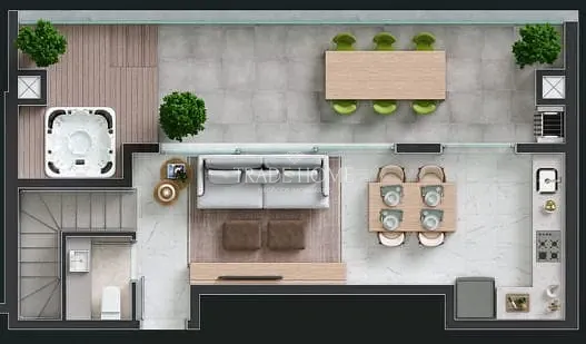 Apartamento, 1 quarto, 56 m² - Foto 35