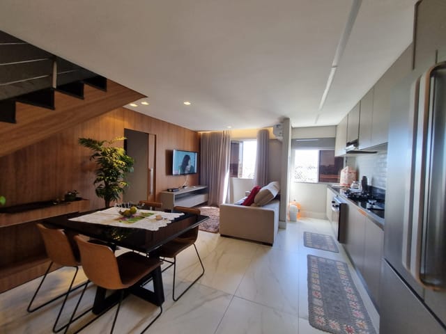 Foto do Apartamento - Apartamento   à venda - Goiabeiras- Cuiabá-MT, COBERTURA, ,ED.  Spazio Charme Goiabeiras, 4 salas, 1 suíte + closet + 1/4,  122,50 m2 úteis | Lyah Jaudy Imóveis