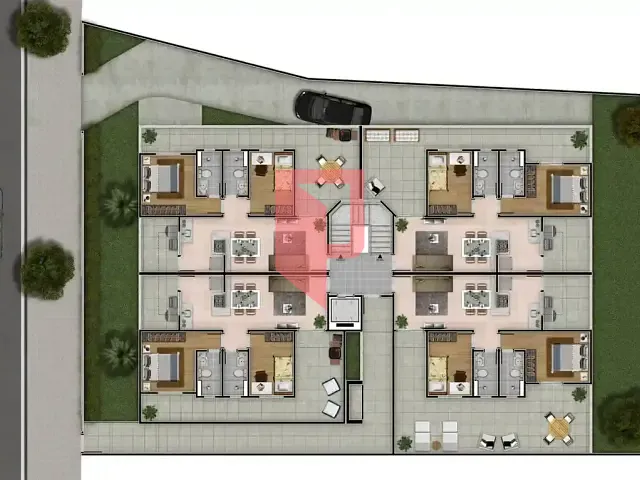 Apartamento com 52m² 2 quartos e 2 banheiros, à venda, no bairro Santa Rosa em Belo Horizonte