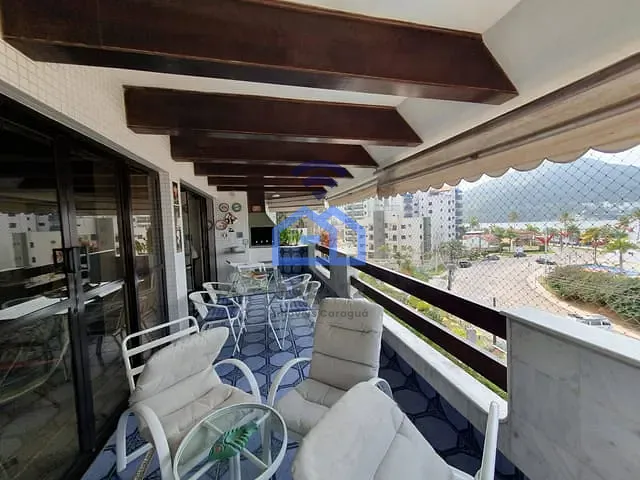 Apartamento com 140m² 4 quartos e 4 banheiros, à venda, no bairro Martim de Sá em Caraguatatuba