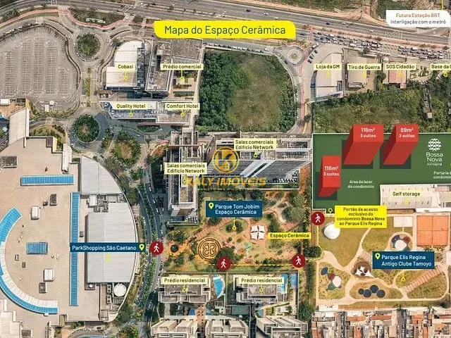 Apartamento 3 quartos e 1 banheiro, à venda, no bairro Cerâmica em São Caetano do Sul