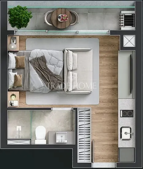 Apartamento, 1 quarto, 62 m² - Foto 24