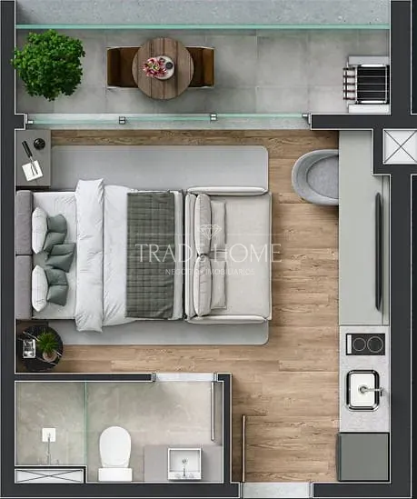 Apartamento, 1 quarto, 62 m² - Foto 25