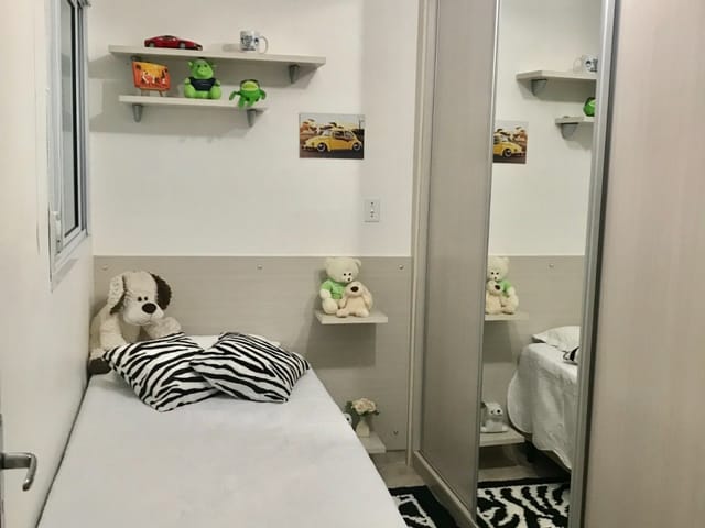 Apartamento 2 quartos e 1 banheiro, à venda, no bairro Vila Eldízia em Santo André