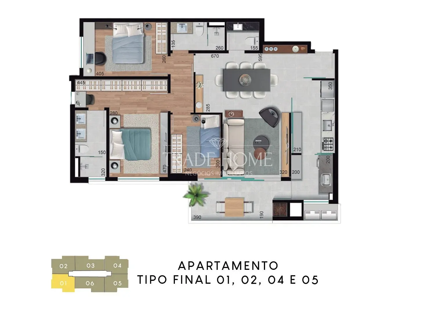 Apartamento, 3 quartos, 107 m² - Foto 12
