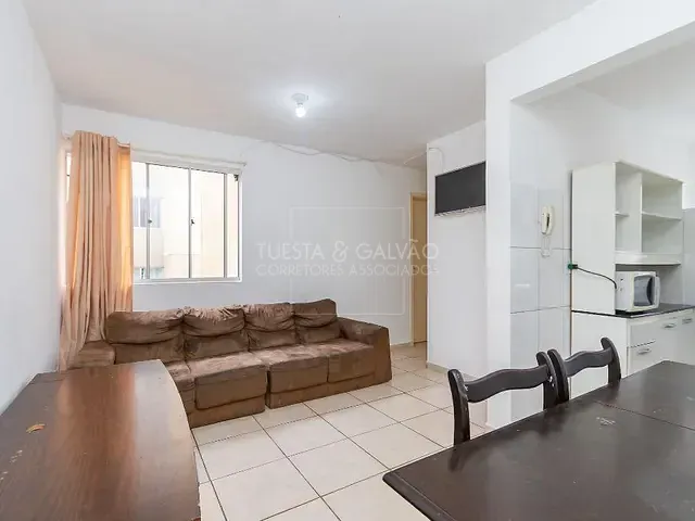 Apartamento com 44m² 2 quartos e 1 banheiro, à venda, no bairro Santa Cândida em Curitiba