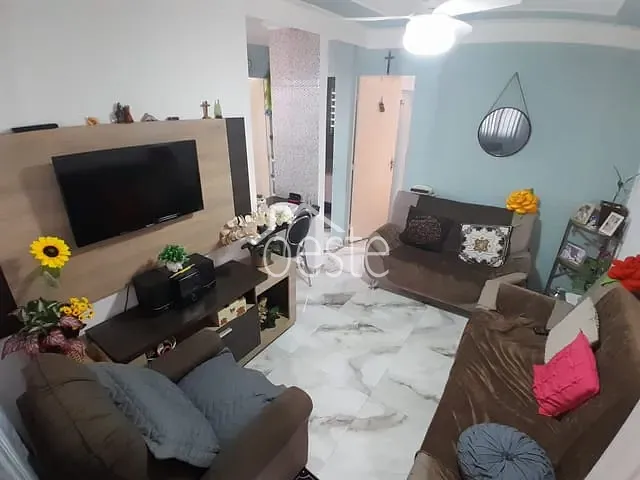 Apartamento com 45m² 2 quartos e 1 banheiro, à venda, no bairro Conjunto Habitacional Roberto Romano em Santa Bárbara D'Oeste