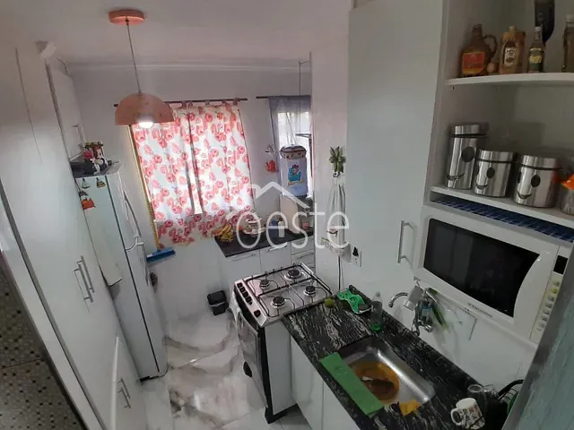 Apartamento com 45m² 2 quartos e 1 banheiro, à venda, no bairro Conjunto Habitacional Roberto Romano em Santa Bárbara D'Oeste