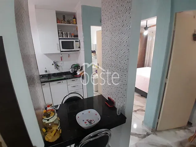 Apartamento com 45m² 2 quartos e 1 banheiro, à venda, no bairro Conjunto Habitacional Roberto Romano em Santa Bárbara D'Oeste