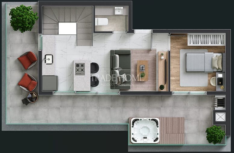 Apartamento, 1 quarto, 54 m² - Foto 31