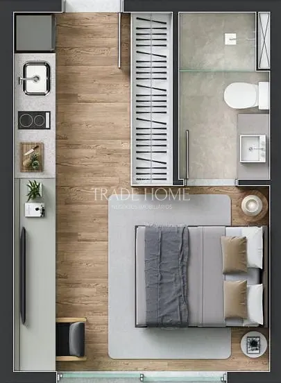 Apartamento, 1 quarto, 54 m² - Foto 21