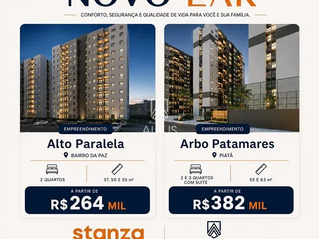 Apartamento 2 quartos e 1 banheiro, à venda, no bairro Salvador em Salvador