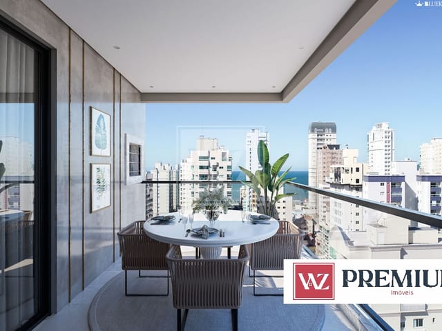 Apartamento com 158m² 3 quartos e 3 banheiros, à venda, no bairro Meia Praia em Itapema