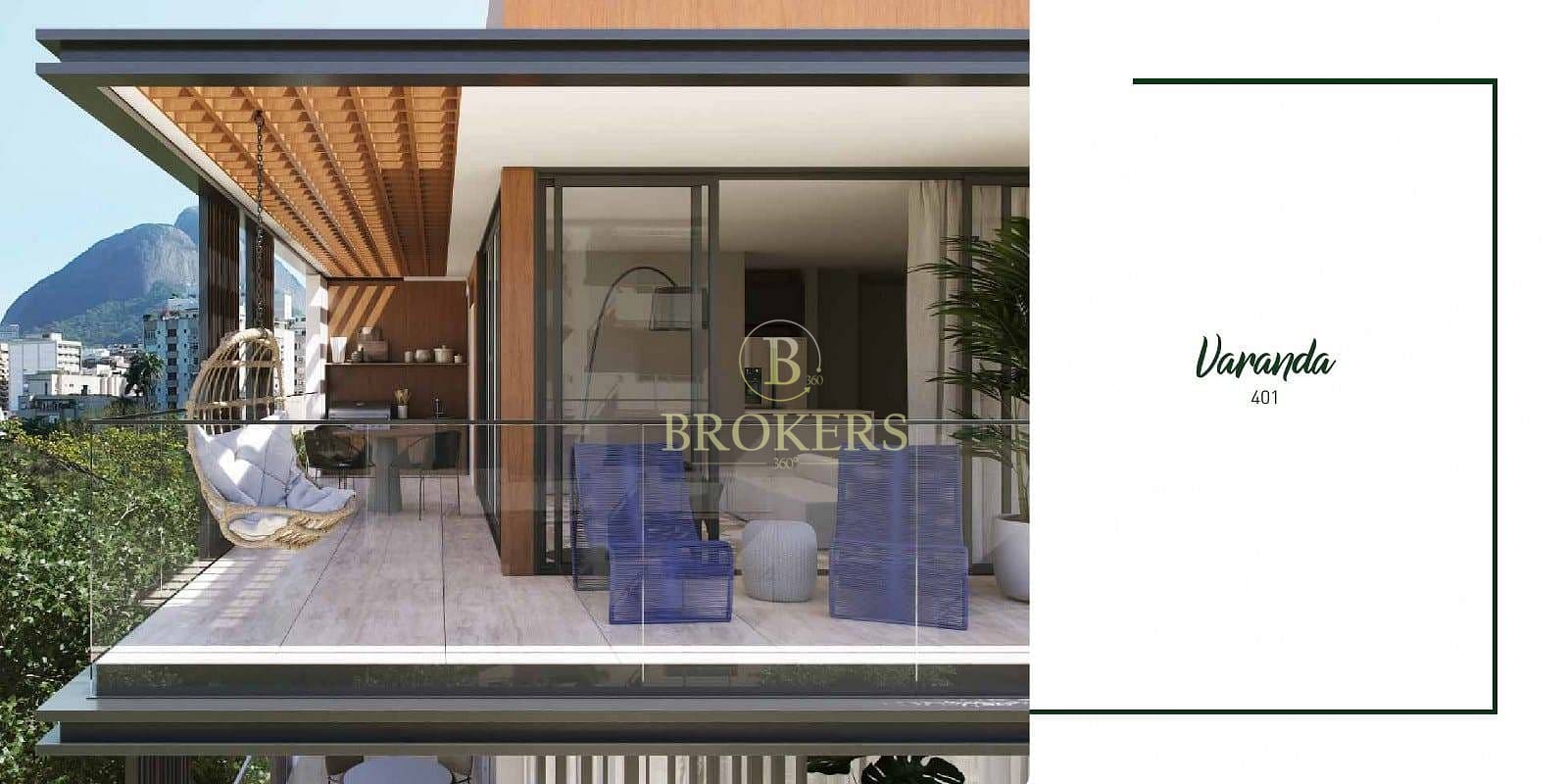 Apartamento todo circundado de varanda à venda,  Dumont Gávea, a partir de:  R$ 3.400.000,  1 apartamento por anda, Rio de Janeiro, RJ