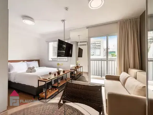 Apartamento com 30m² 1 quarto e 1 banheiro, para alugar, no bairro Vila Olímpia em São Paulo