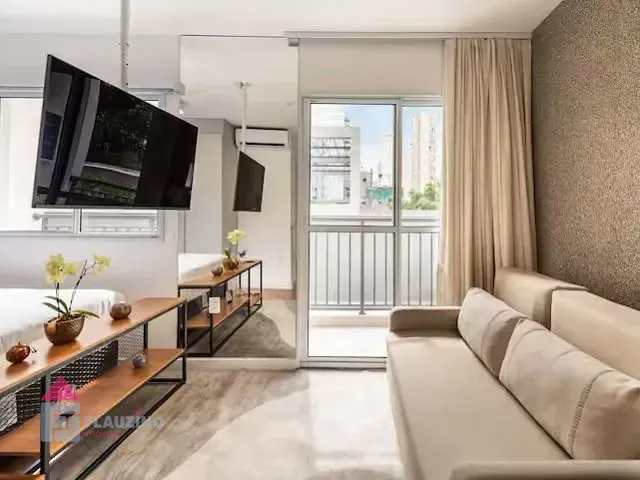 Apartamento com 30m² 1 quarto e 1 banheiro, para alugar, no bairro Vila Olímpia em São Paulo