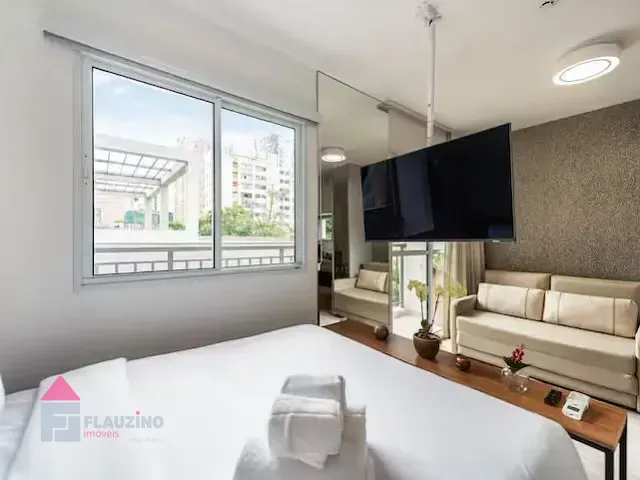 Apartamento com 30m² 1 quarto e 1 banheiro, para alugar, no bairro Vila Olímpia em São Paulo