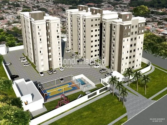 Apartamento com 65m² 3 quartos e 1 banheiro, à venda, no bairro Conjunto Habitacional Santiago II em Londrina