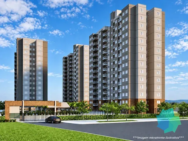 Apartamento com 67m² 3 quartos e 2 banheiros, à venda, no bairro Vila Norma em Salto