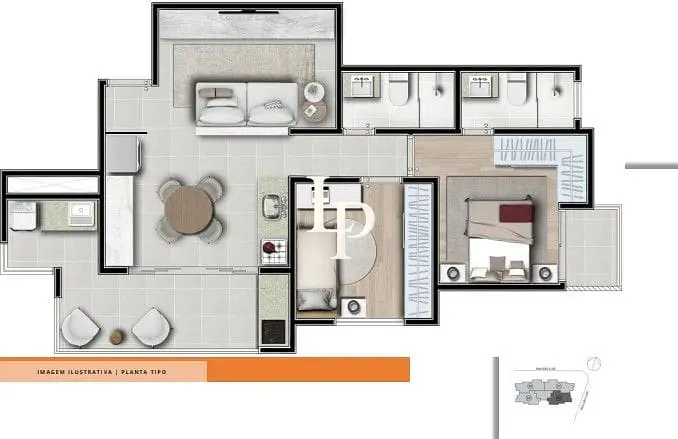 Apartamento, 2 quartos, 70 m² - Foto 27