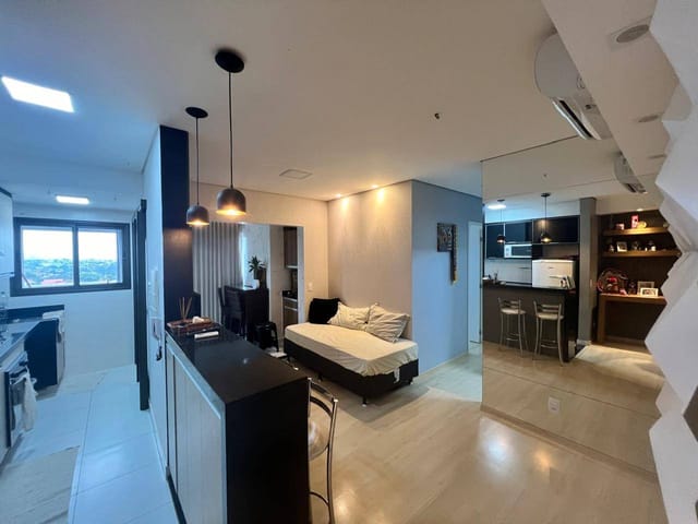 Foto do Apartamento - Apartamento à venda no Edificio Aquarela Pinheiros, 2 quartos,2 vagas de garagem, Parque Jamaica, Londrina, PR | Taive