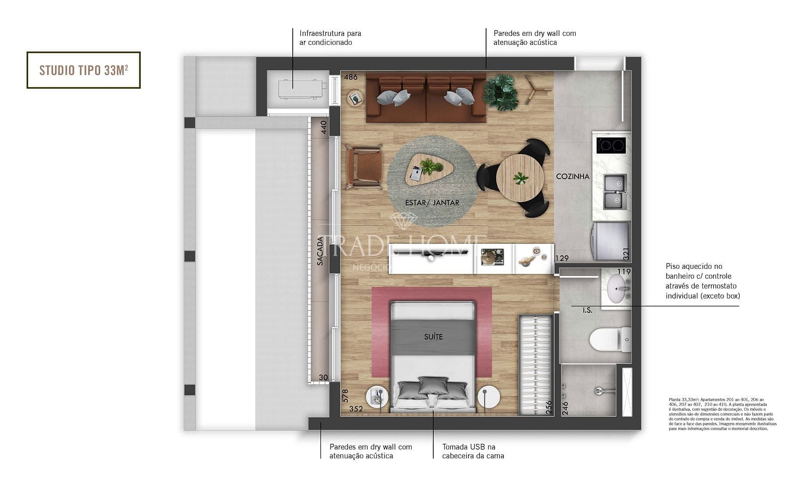 Apartamento, 2 quartos, 64 m² - Foto 42