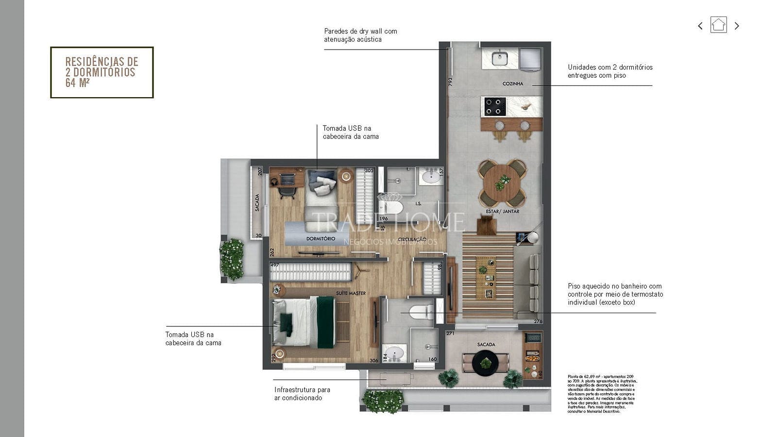 Apartamento, 2 quartos, 64 m² - Foto 37