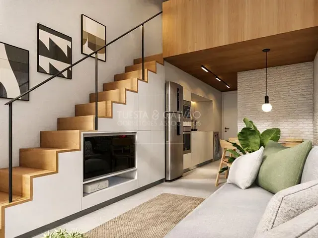 Apartamento com 35m² 1 quarto e 1 banheiro, à venda, no bairro Hugo Lange em Curitiba