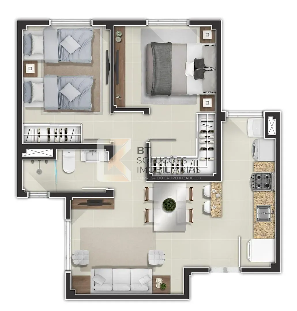 Apartamento, 2 quartos, 46 m² - Foto 18